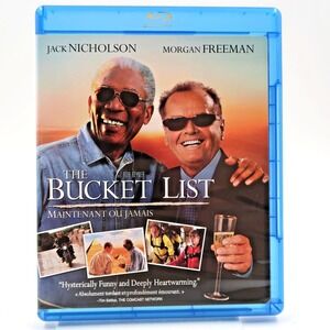 The Bucket List Blu-ray Disc 2008 Jack Nicholson Morgan Freeman Movie PG